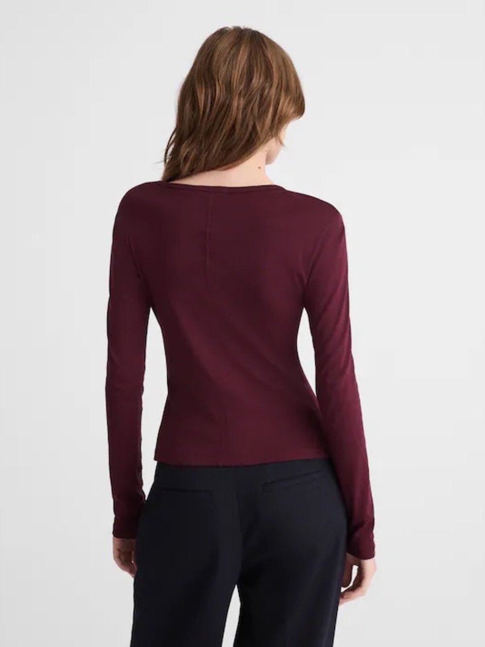 Madewell Crewneck Long-Sleeve Tee XS - Picture 4 of 8